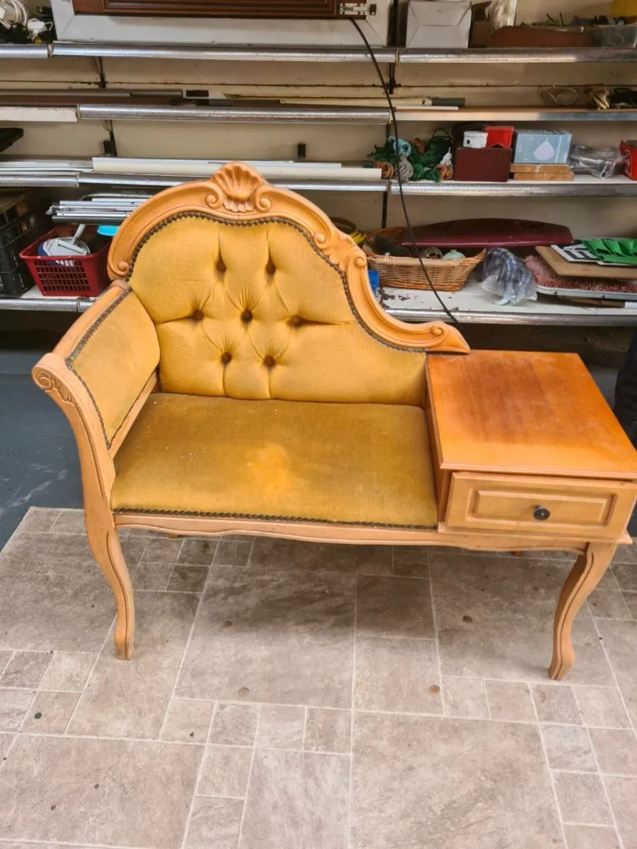 Vintage Telephone Seat