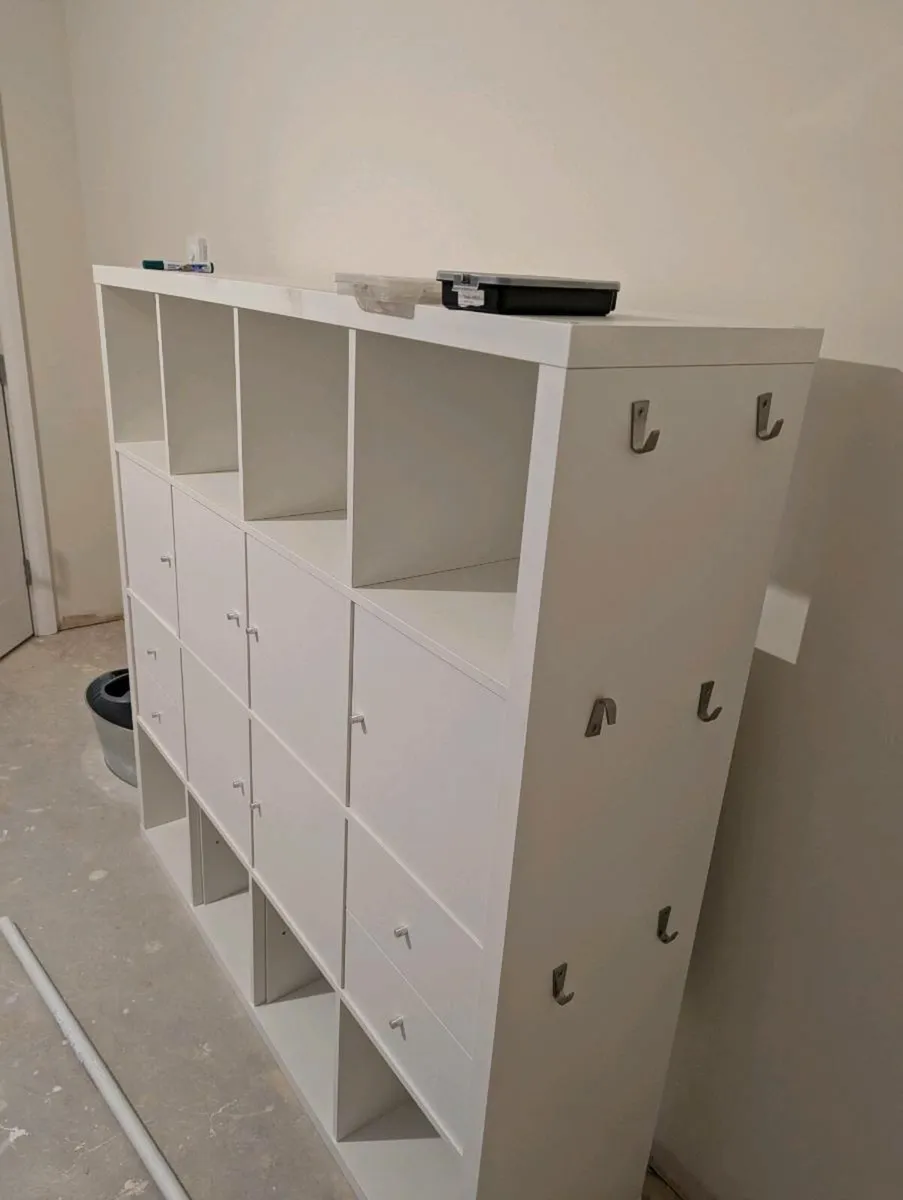 IKEA white kallax with all draws - Image 1