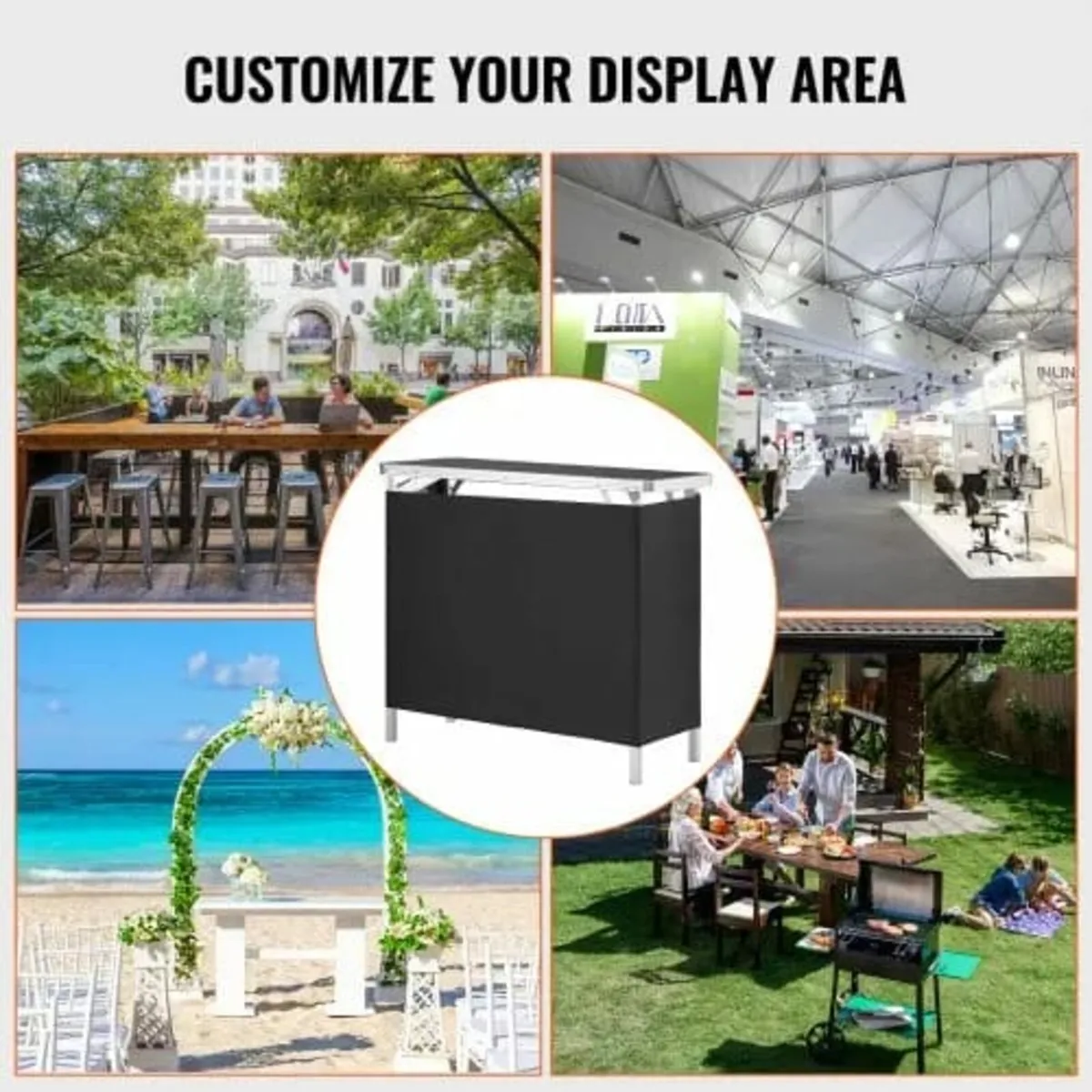 Portable Tradeshow Podium Table, 975 x 385 x 870 m - Image 4