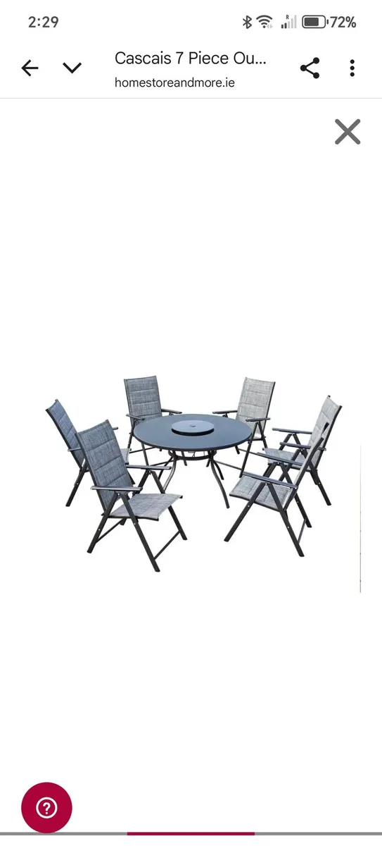 7 piece Garden Furniture Set - Image 2