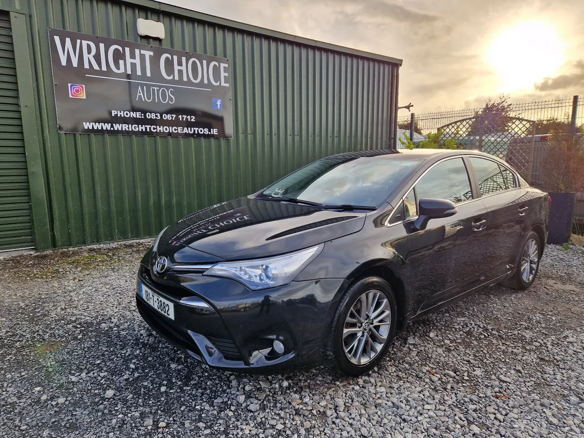 2018 Toyota Avensis 1.6 D4D Nct 05/26 Tax 02/26 - Image 1
