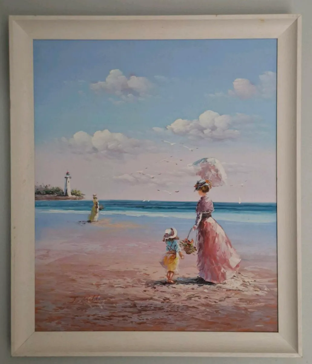 Stunning Large signed & framed Original Painting - Image 1