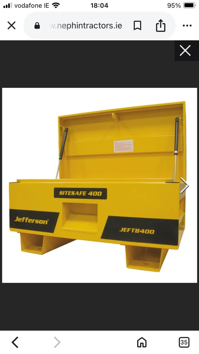 Jefferson sitesafe 400 truck box - Image 3