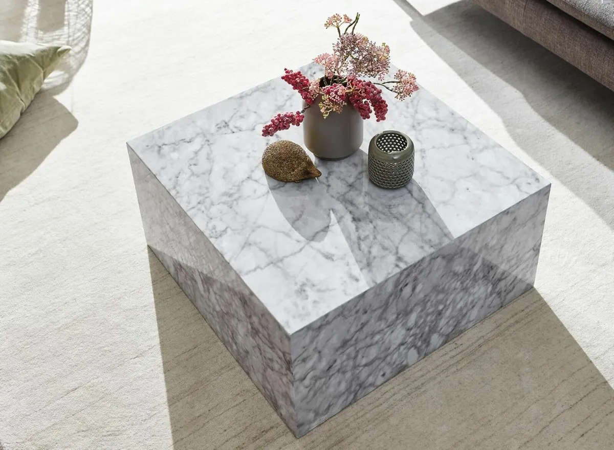 Monobloc Coffee Table High Gloss MDF Varnished Des - Image 3