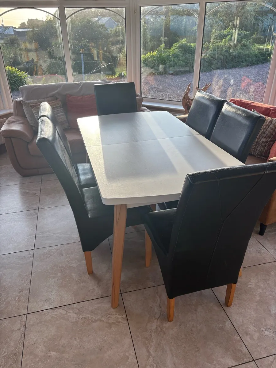 Table and chairs
