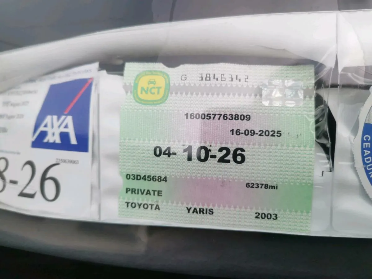 Toyota Yaris 1.0 New Nct 04-10-2026 - Image 2