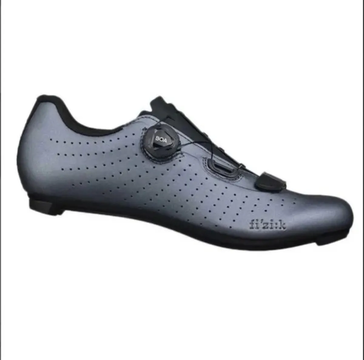 fi'zi/k - Tempo - Metallic Gun Metal Cycling shoes - Image 1