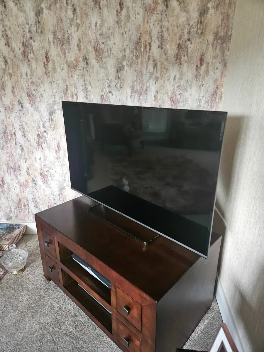Tv unit, tv, fireplace,  mirror, electric fire - Image 1
