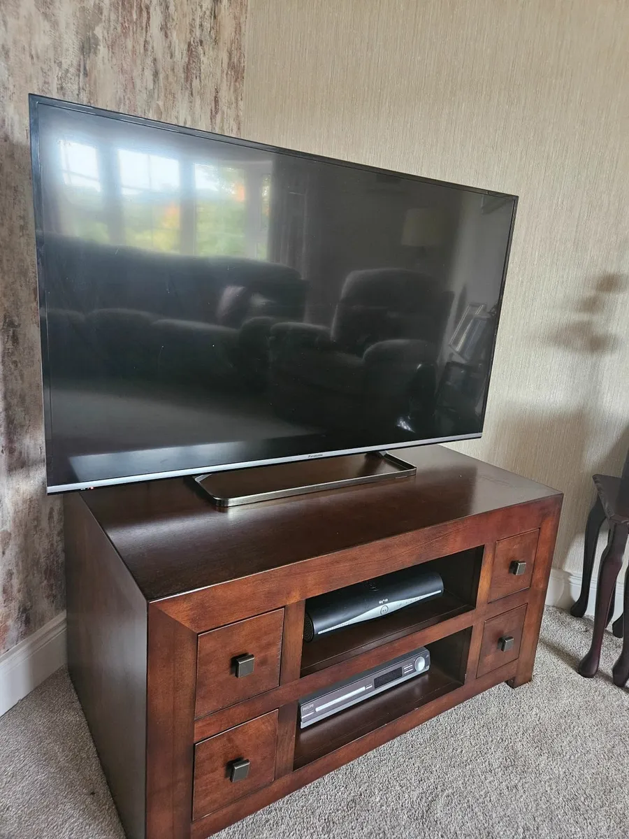 Tv unit, tv, fireplace,  mirror, electric fire - Image 4