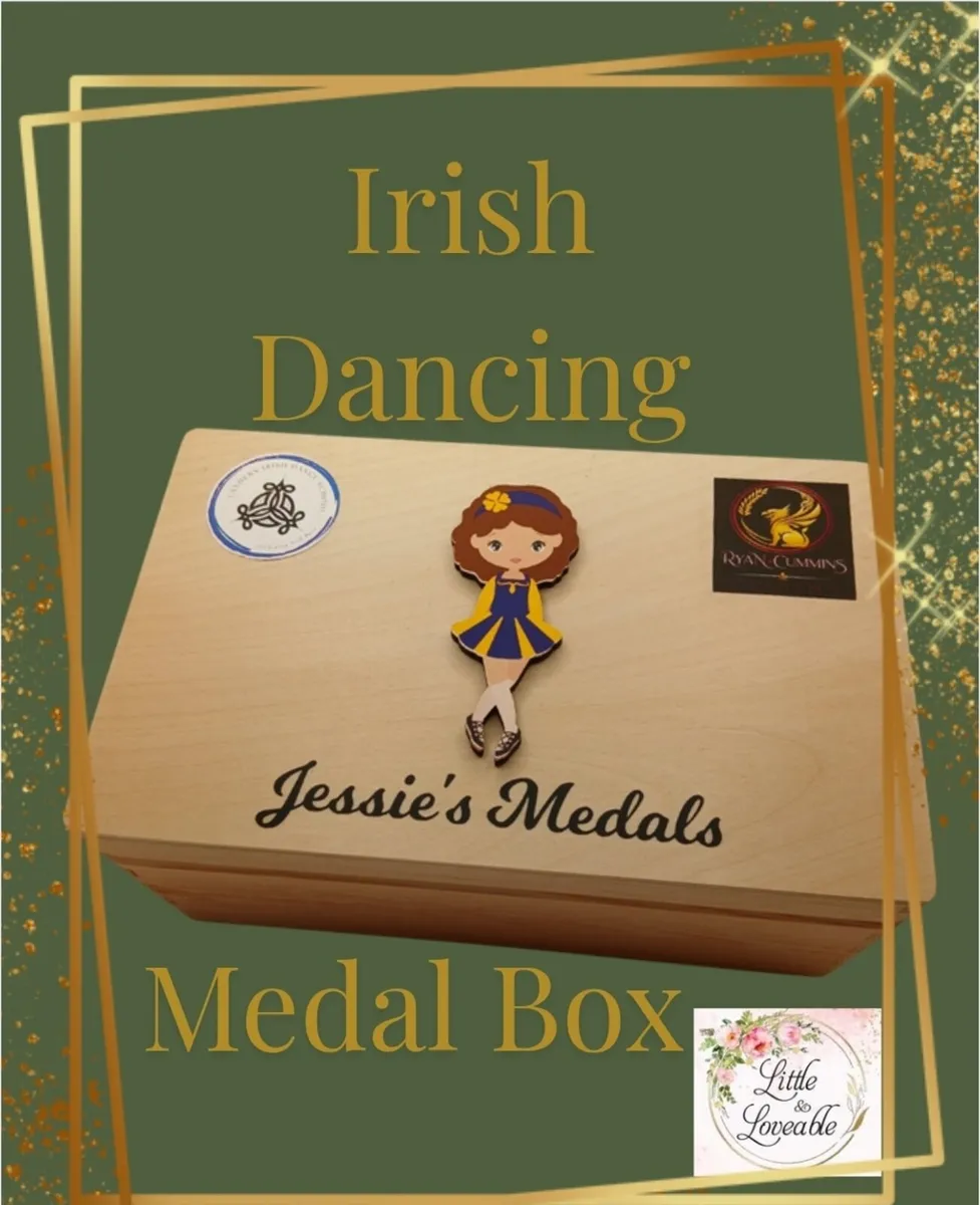 Personalised Irish Dancing Medal Box - Image 1
