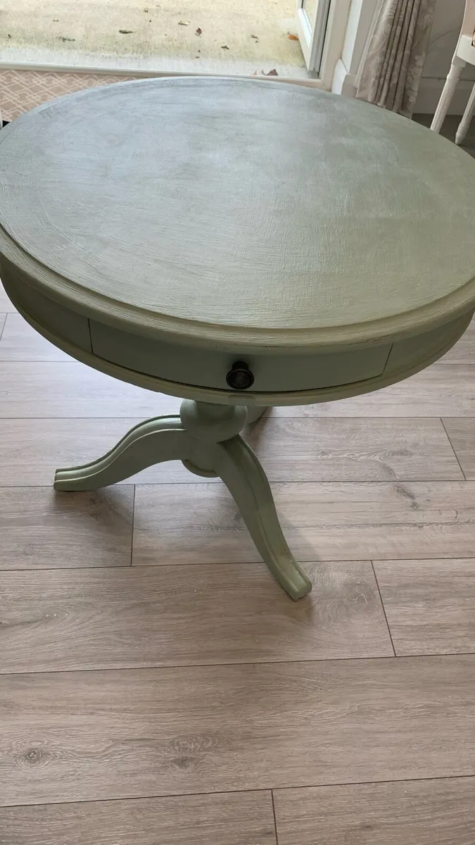 Mindy Browne Barrel Table (Great Condition) - Image 2