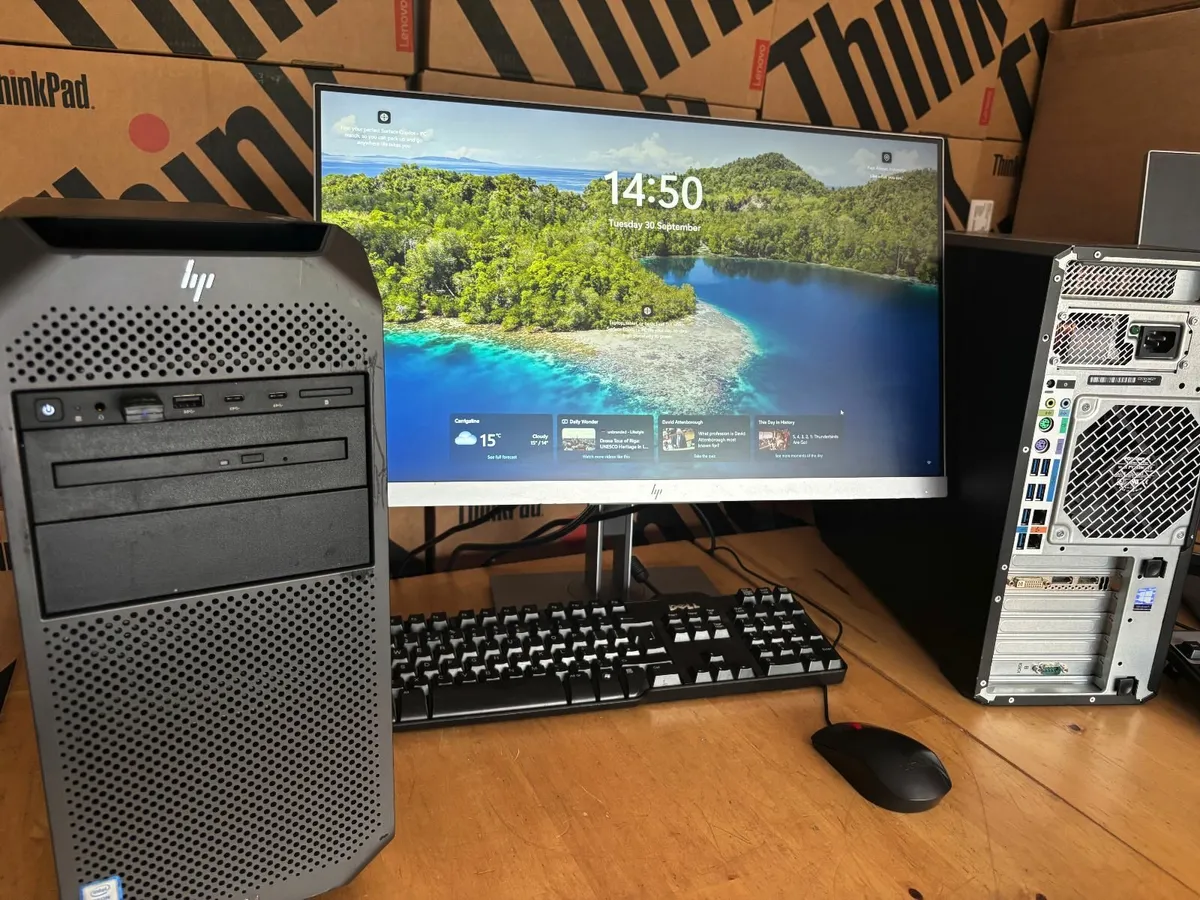 HP Z4 Complete Workstations-32GB-24" Screen-Delive - Image 3
