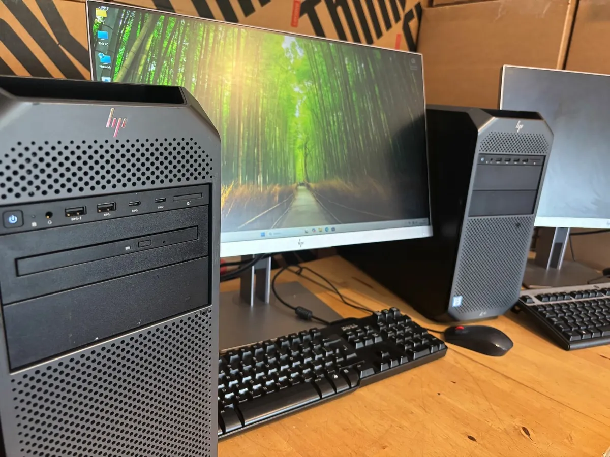 HP Z4 Complete Workstations-32GB-24" Screen-Delive - Image 4