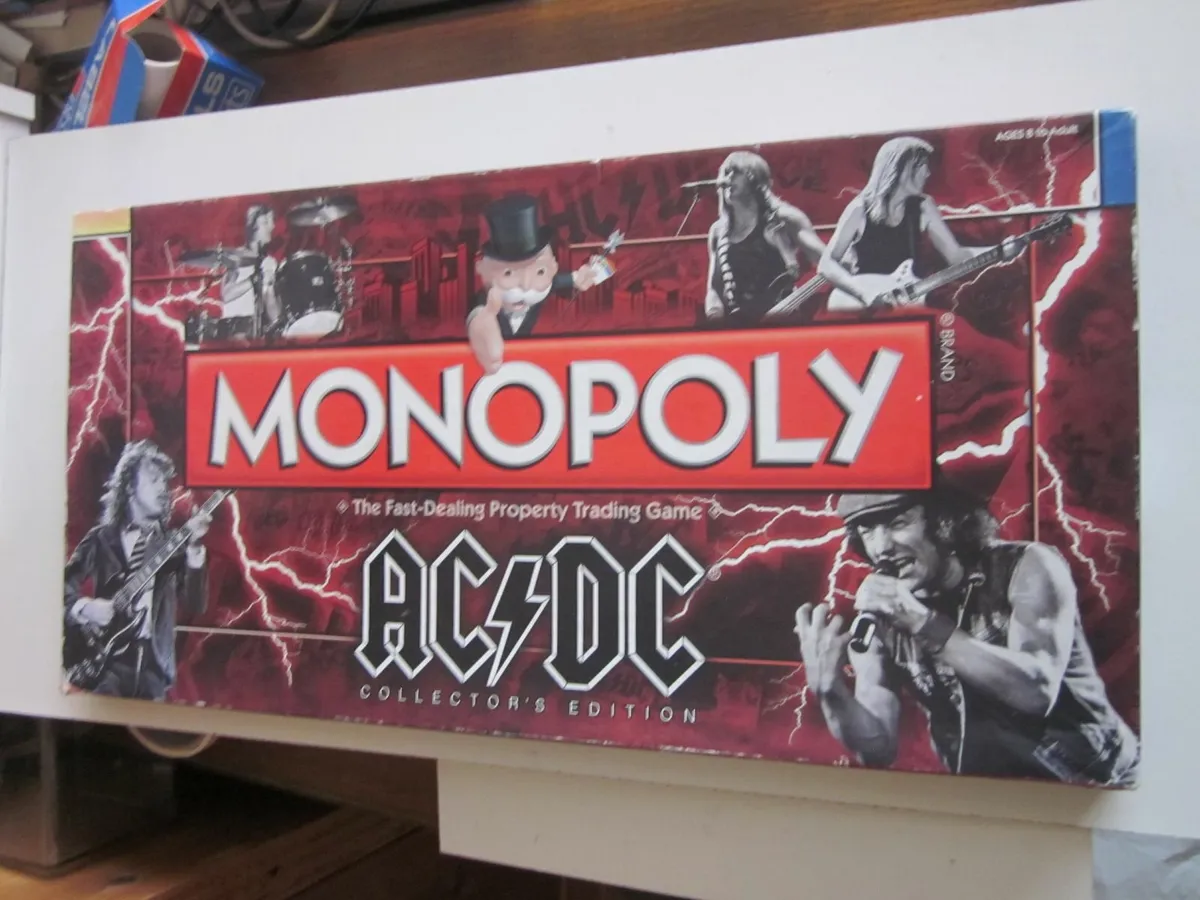 ACDC Collector’s Edition  Monopoly Board Game - Image 1