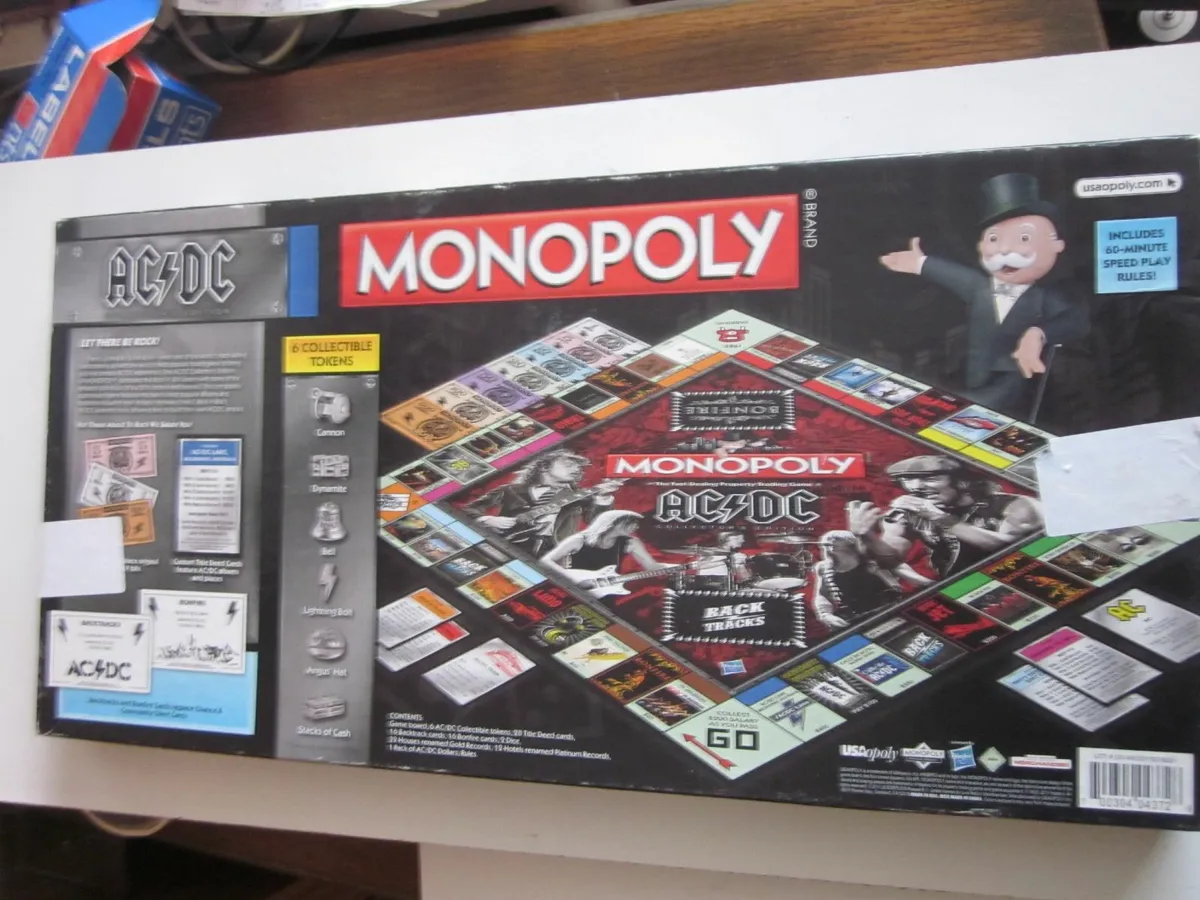 ACDC Collector’s Edition  Monopoly Board Game - Image 3