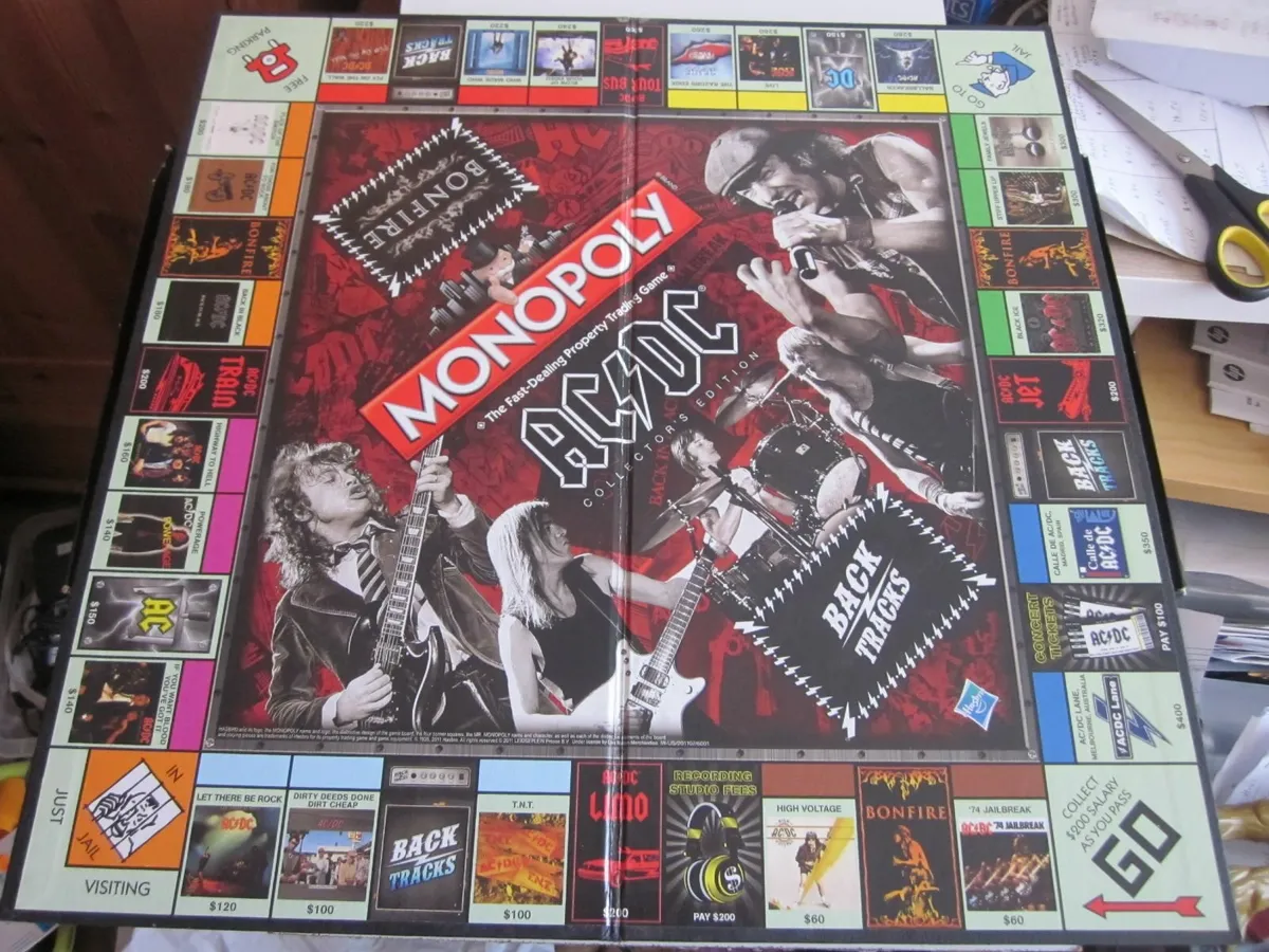 ACDC Collector’s Edition  Monopoly Board Game - Image 4