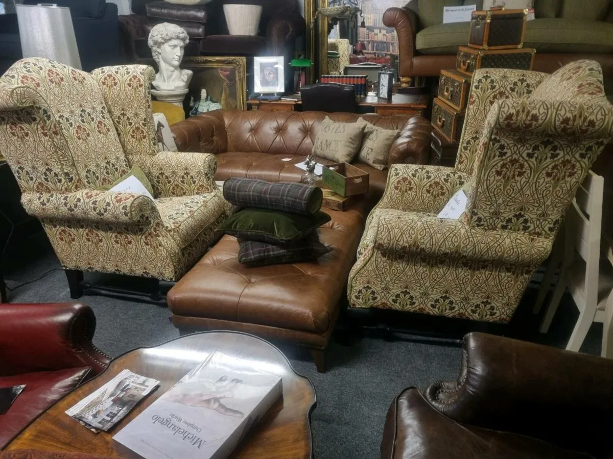 Over size queen ann chairs