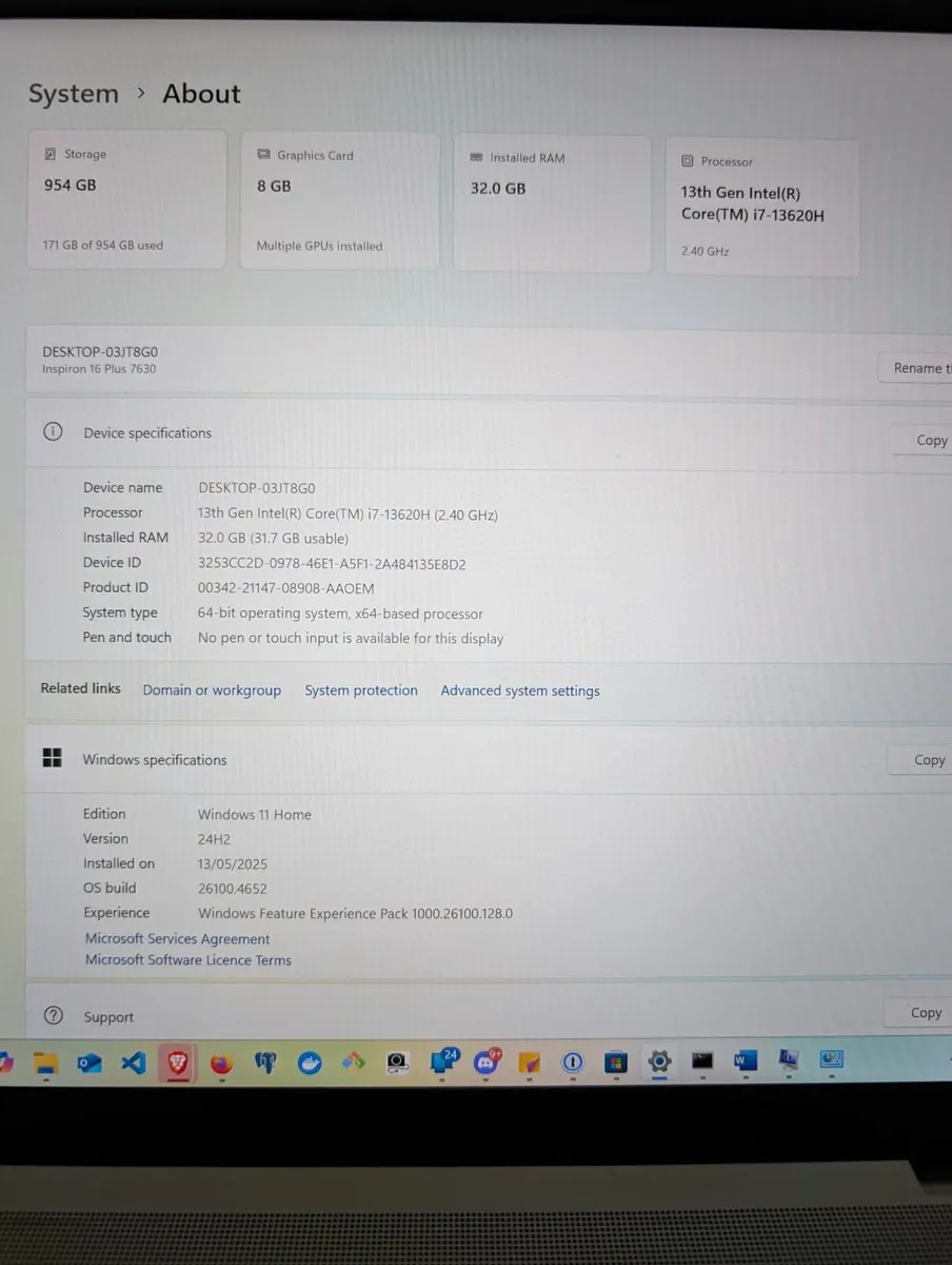 Dell Inspiron 16 Plus – i7 | 32GB RAM | 1TB SSD - Image 3