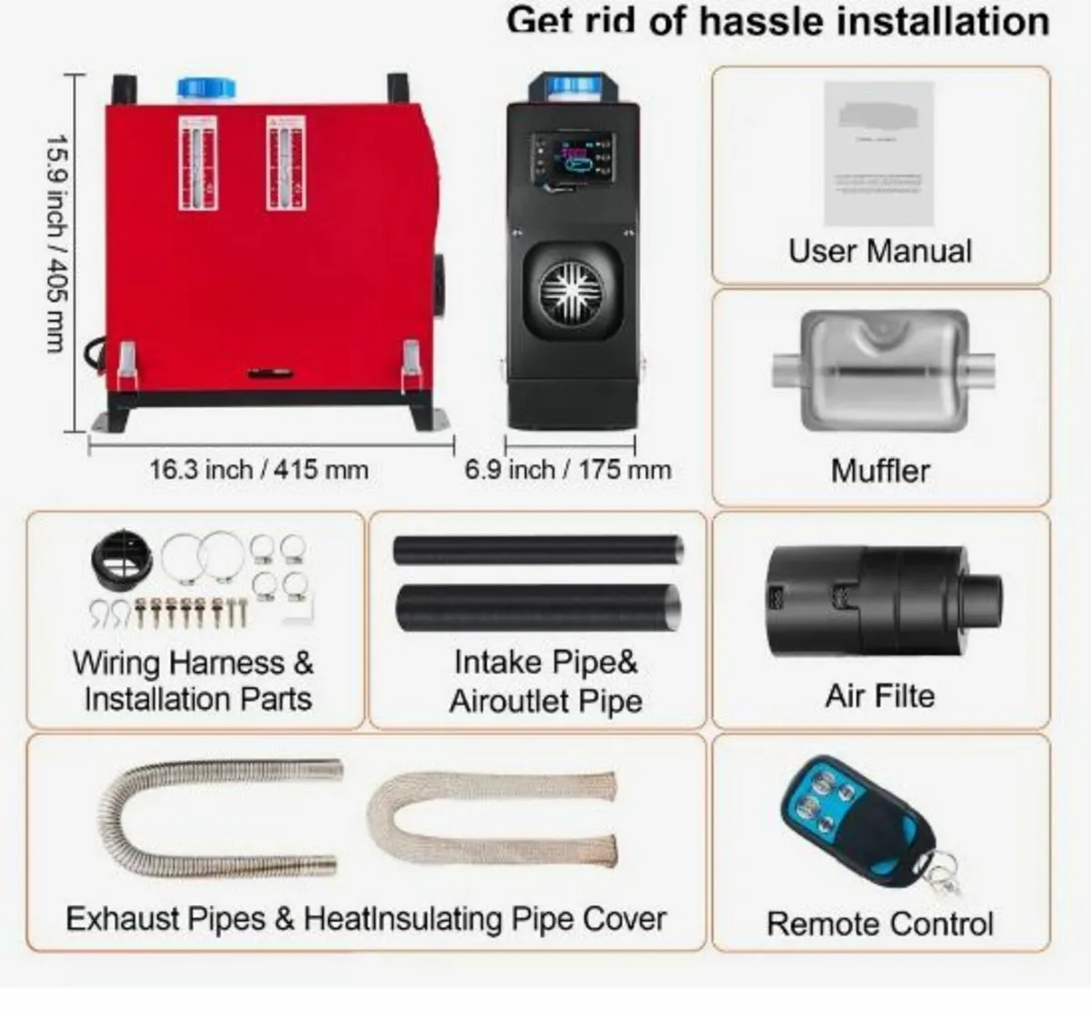 12V 5KW Diesel Heater - Image 4