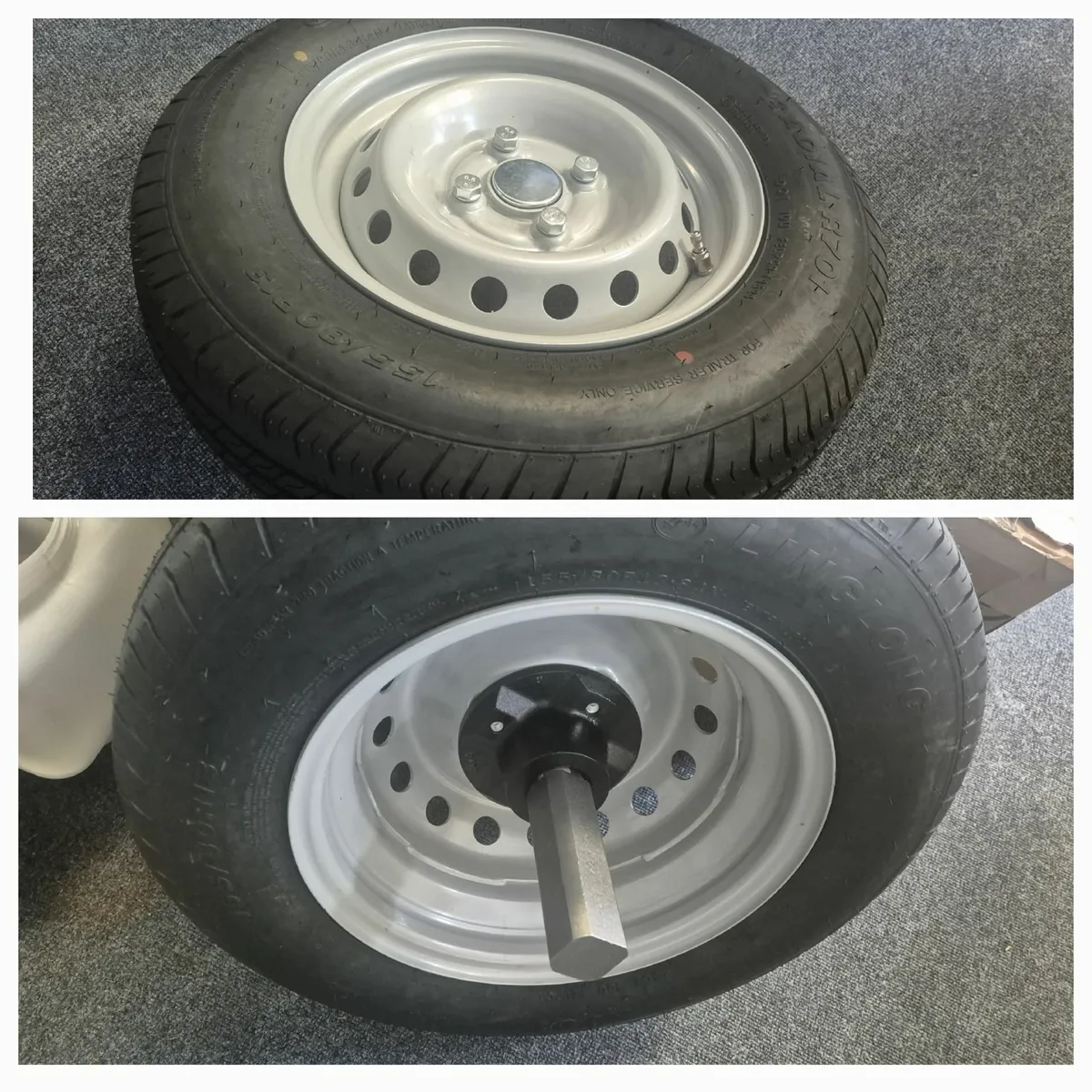 €249 This pair of 13in wheels + pair of stubs