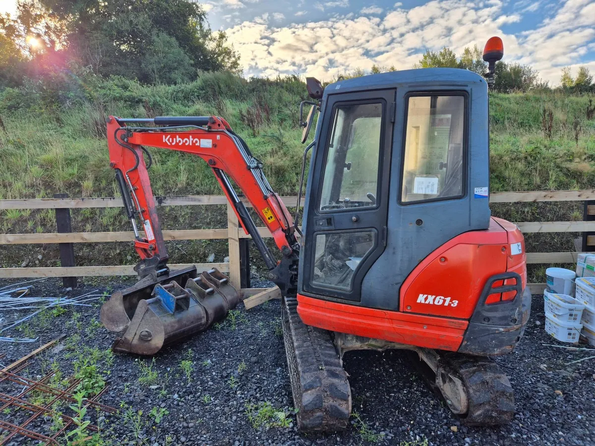 Kubota kx61-3 excavator - Image 1