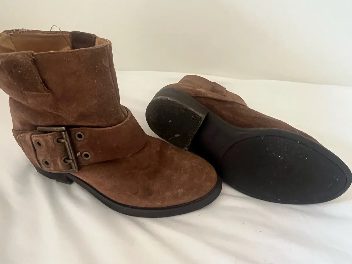 Ankle boots real suede - Image 2