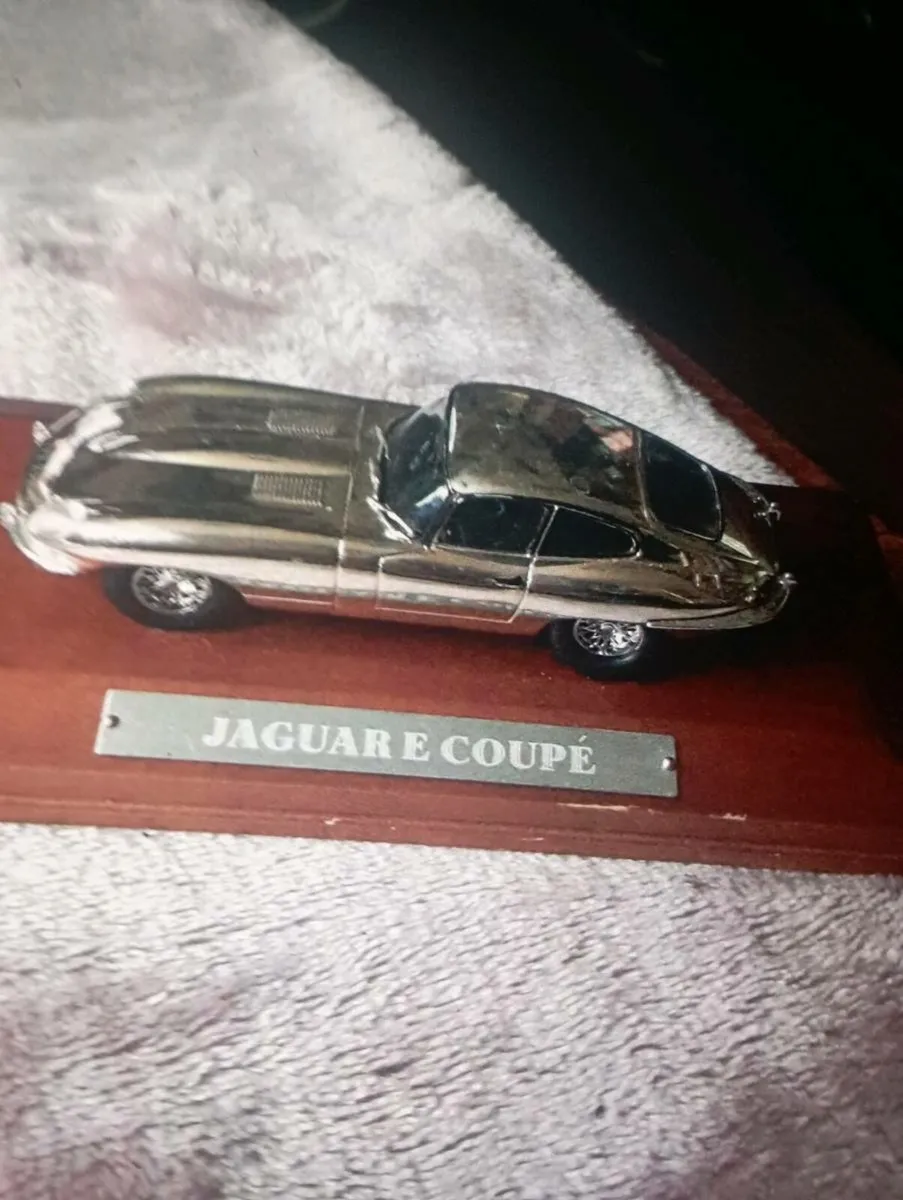VINTAGE 1960 SILVER PLATED JAGUAR E  TYPE - Image 1