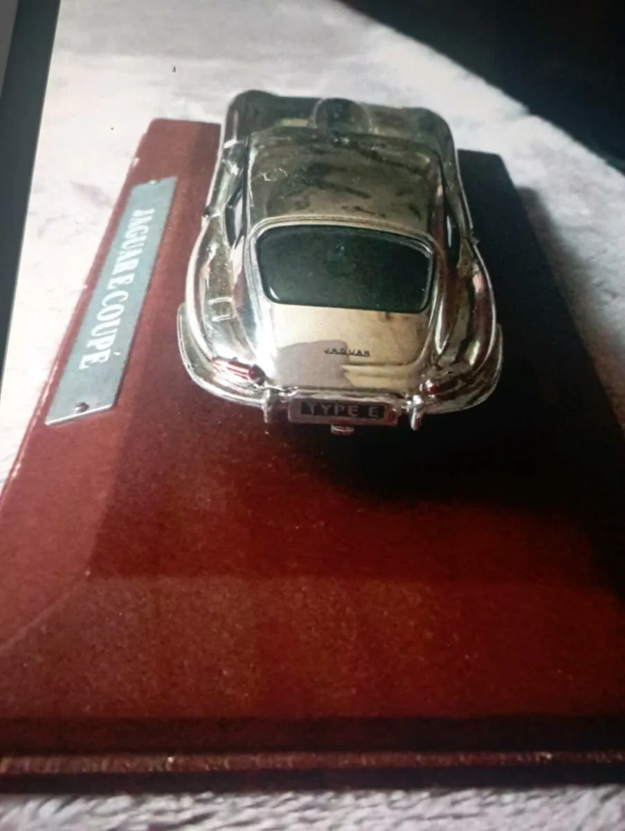 VINTAGE 1960 SILVER PLATED JAGUAR E  TYPE - Image 2
