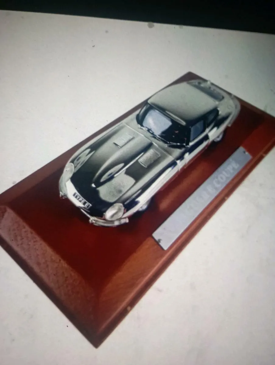VINTAGE 1960 SILVER PLATED JAGUAR E  TYPE - Image 4