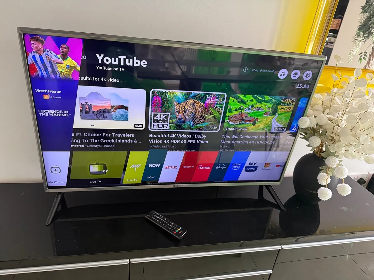 LG 43 inch SMART 4K ULTRA HD TV in swords - Image 2