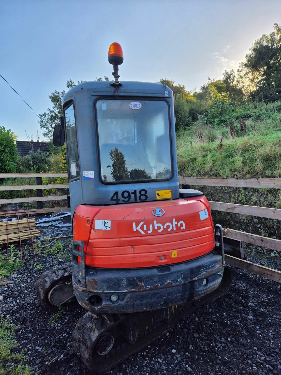 Kubota kx61-3 excavator - Image 3