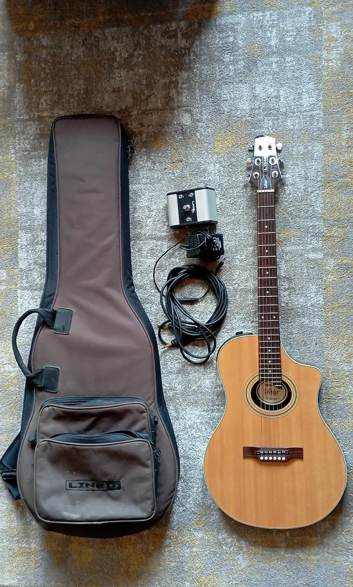 Guitar: Line 6 Variax 700 Electro Acoustic Guitar - Image 3