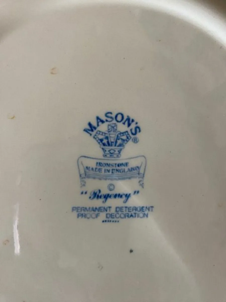 Mason's Plates Regency Pattern- Vintage - Image 3