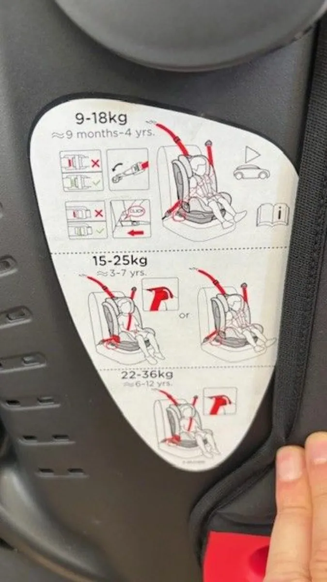 Joie Bold 9-36kg SemiUniversal Booster car Seat x2 - Image 3