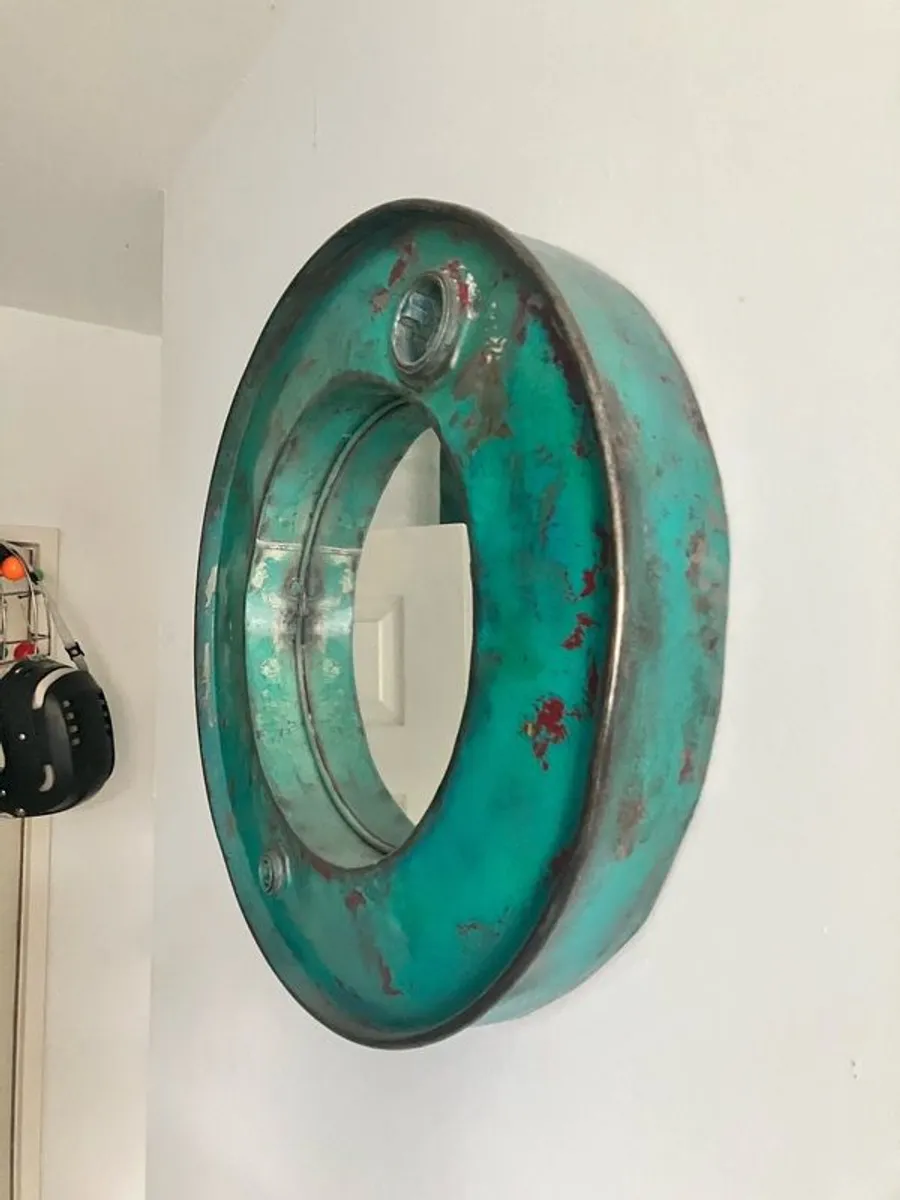 vintage porthole mirror - Image 2