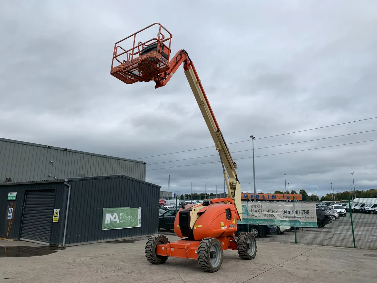 2008 JLG 600AJ 60FT DIESEL BOOM LIFT FOR AUCTION - Image 1
