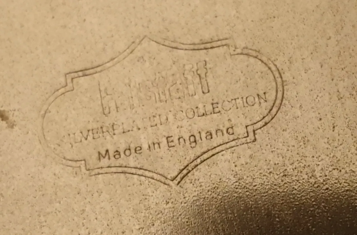 Silverplate Oval Chased Butler's Tray - Image 4