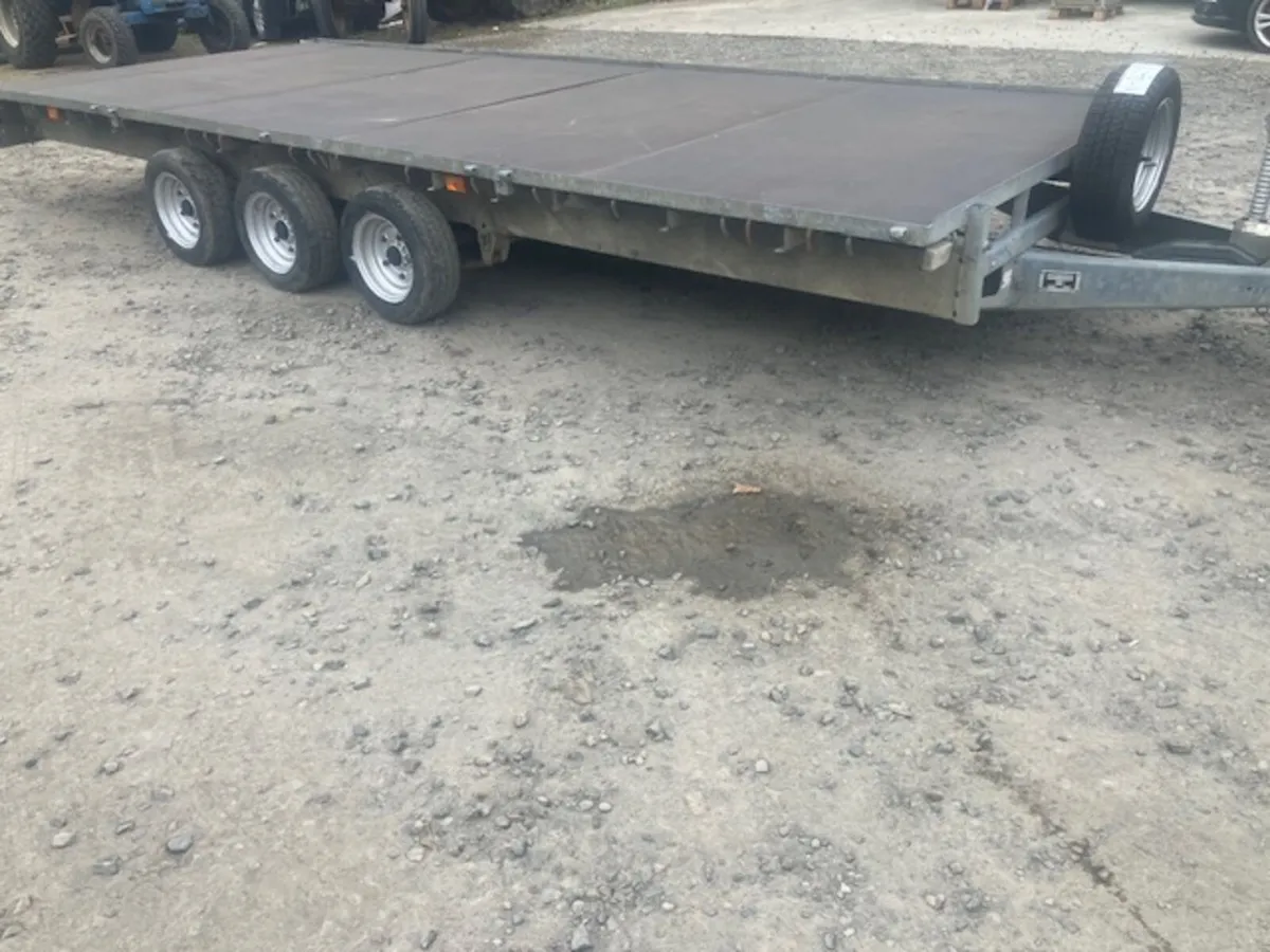 Ifor Williams 3 axle trailer 18' X 7'6" - Image 2
