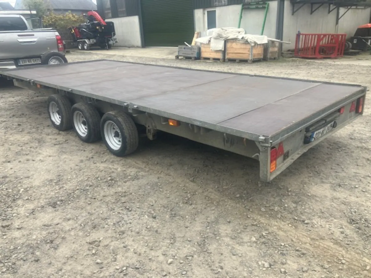 Ifor Williams 3 axle trailer 18' X 7'6" - Image 3