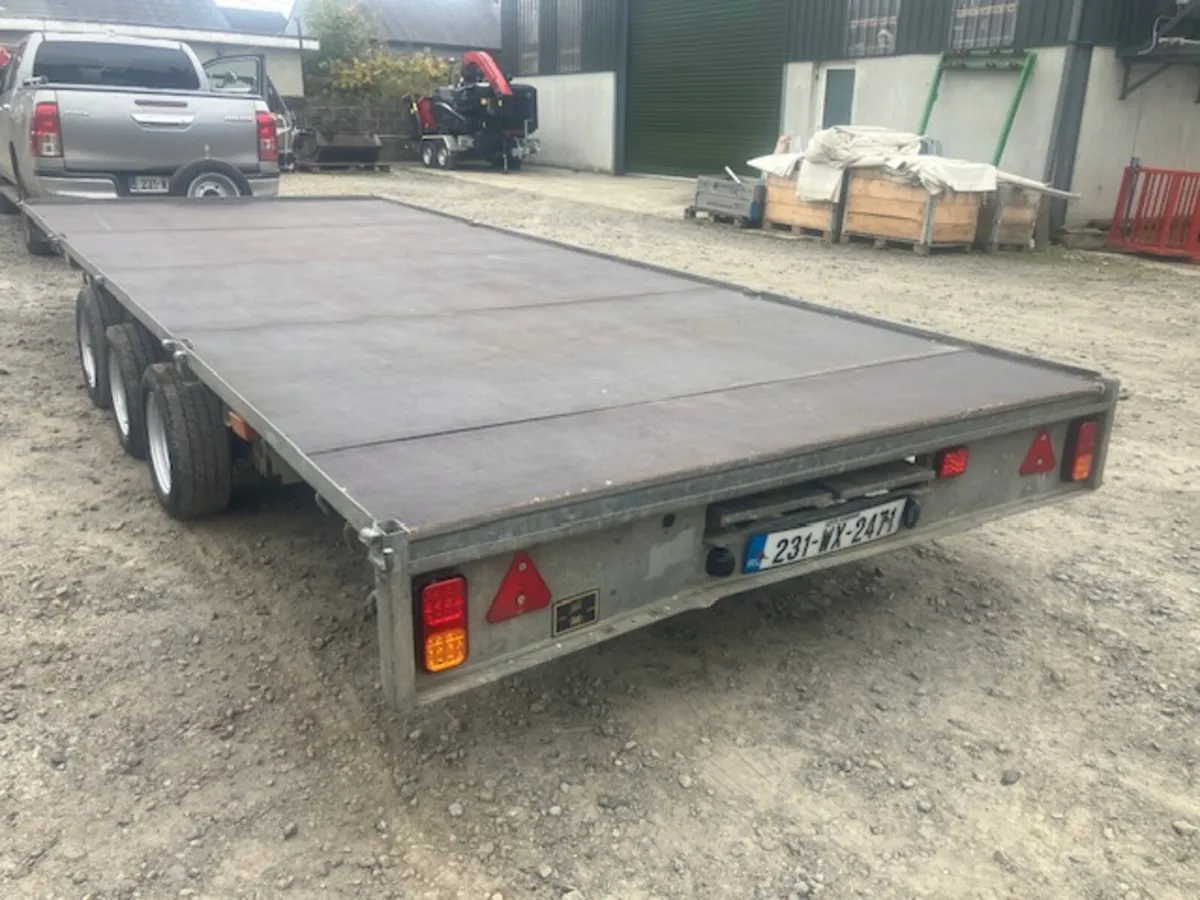Ifor Williams 3 axle trailer 18' X 7'6" - Image 4