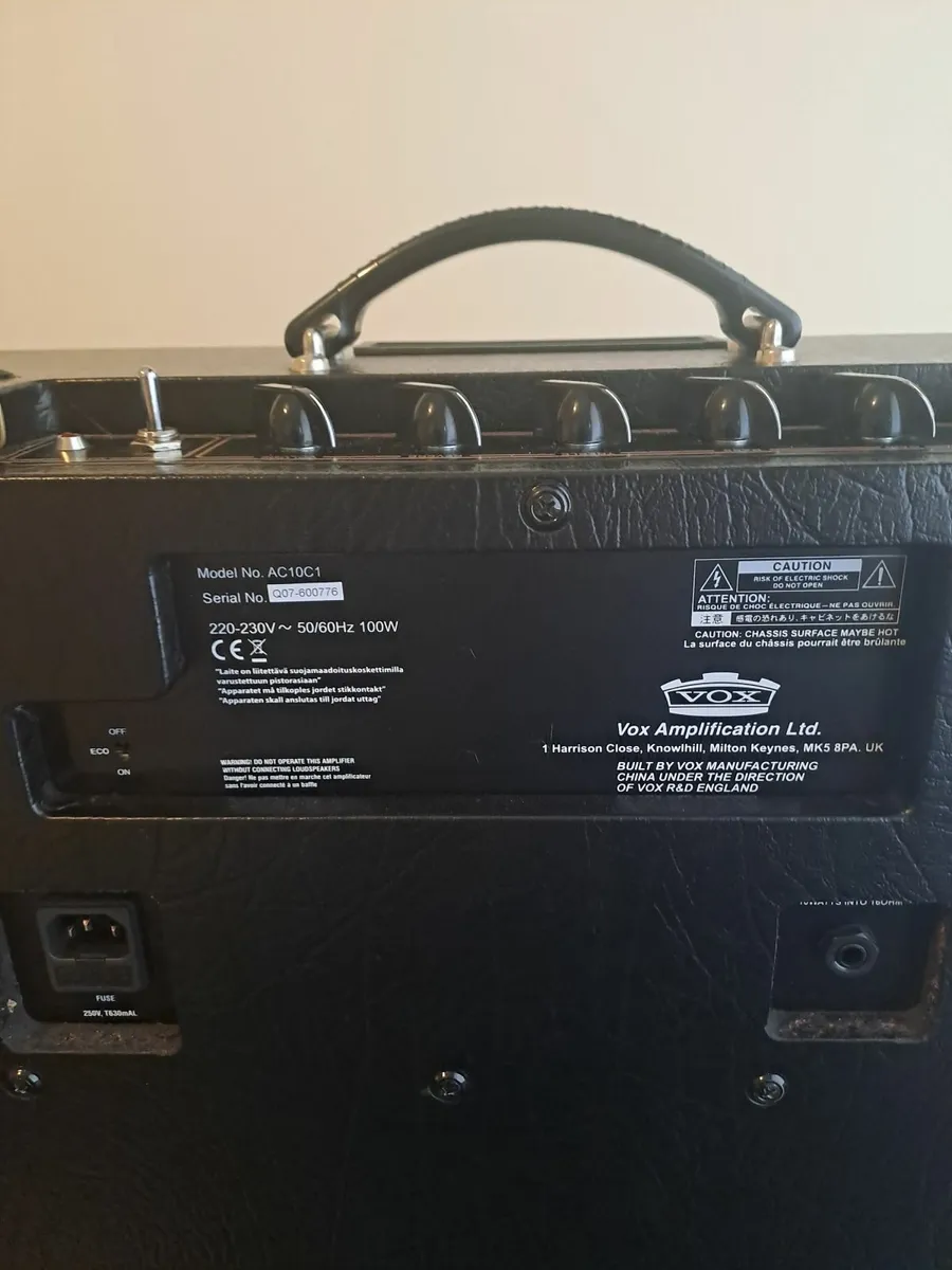 VOX AC10C1 Limited Edition Vintage Black - Image 3