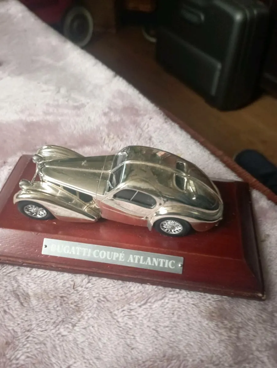 VINTAGE 1938  CHROME BUGATTI 57c COUPLE - Image 1
