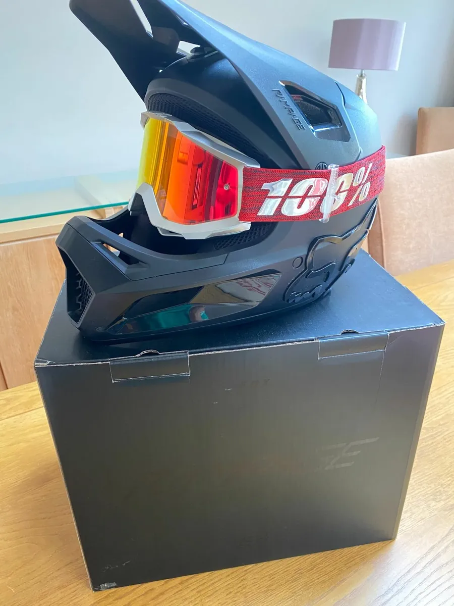 Fox Rampage Mountain Bike Full Face Helmet - Image 2
