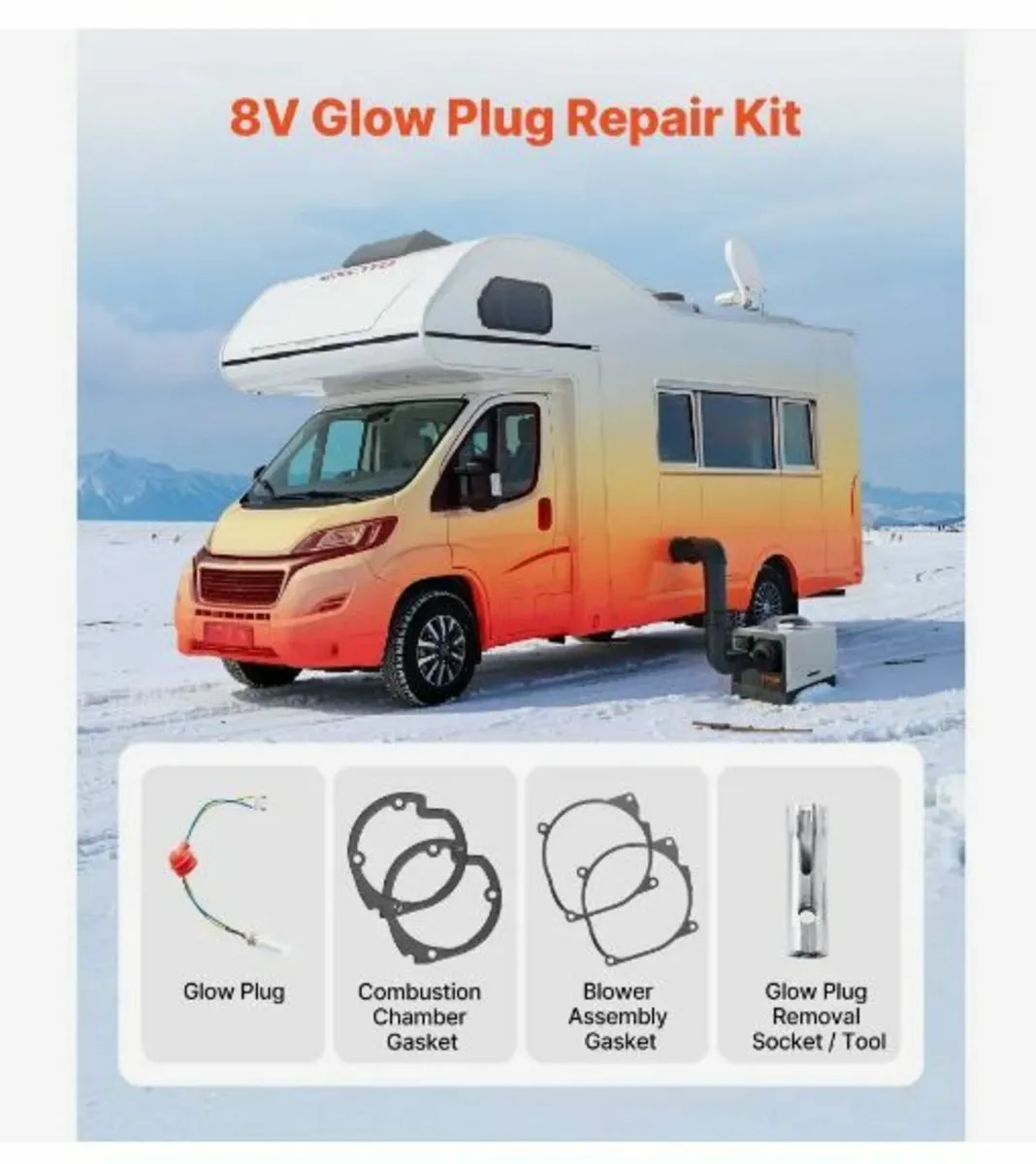 8V Glow Plug Repair Kit - Image 4