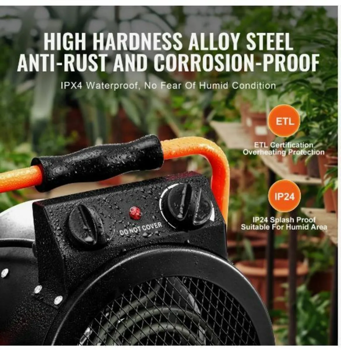 Greenhouse Heater, 2000W - Image 2