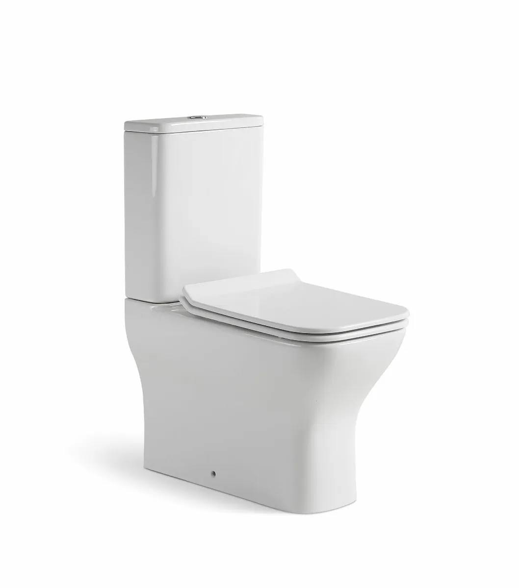 Fully shrouded toilet