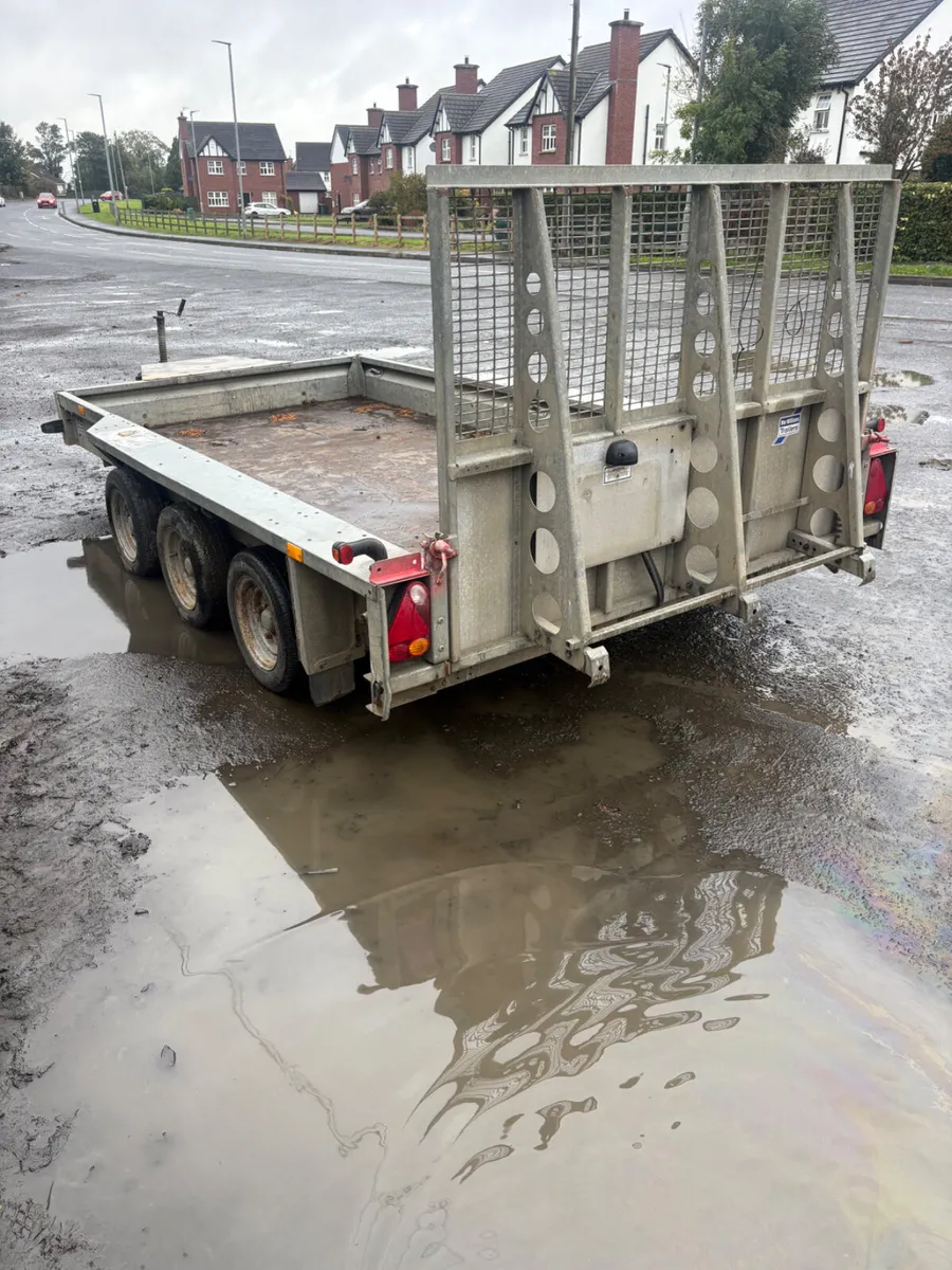 Ifor Williams 12ft plant trailer - Image 2