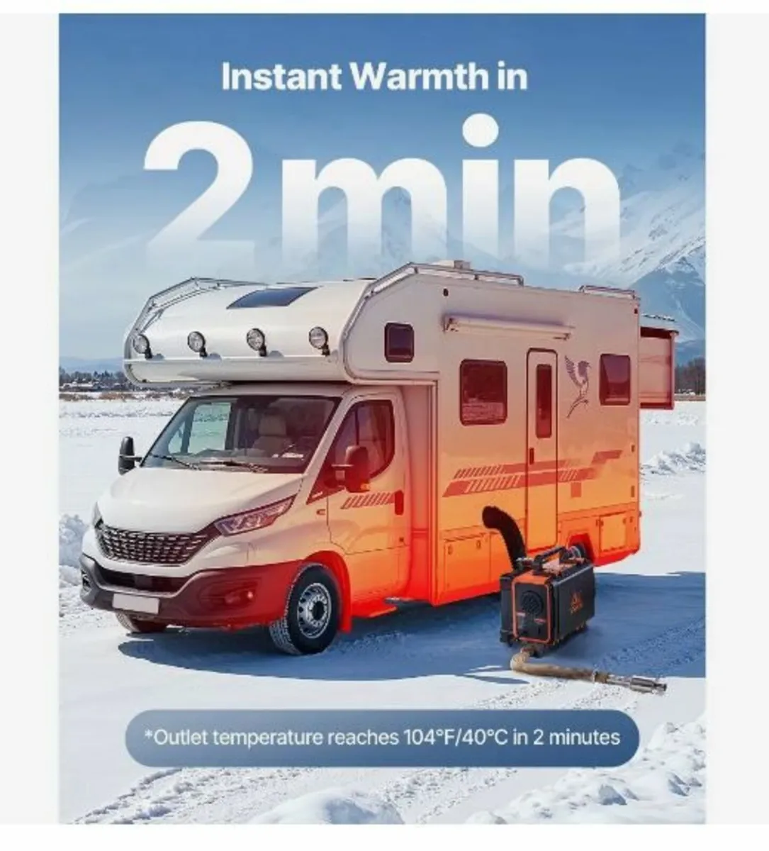Diesel Heater, 8KW, DC 12V/24V, All in One - Image 2
