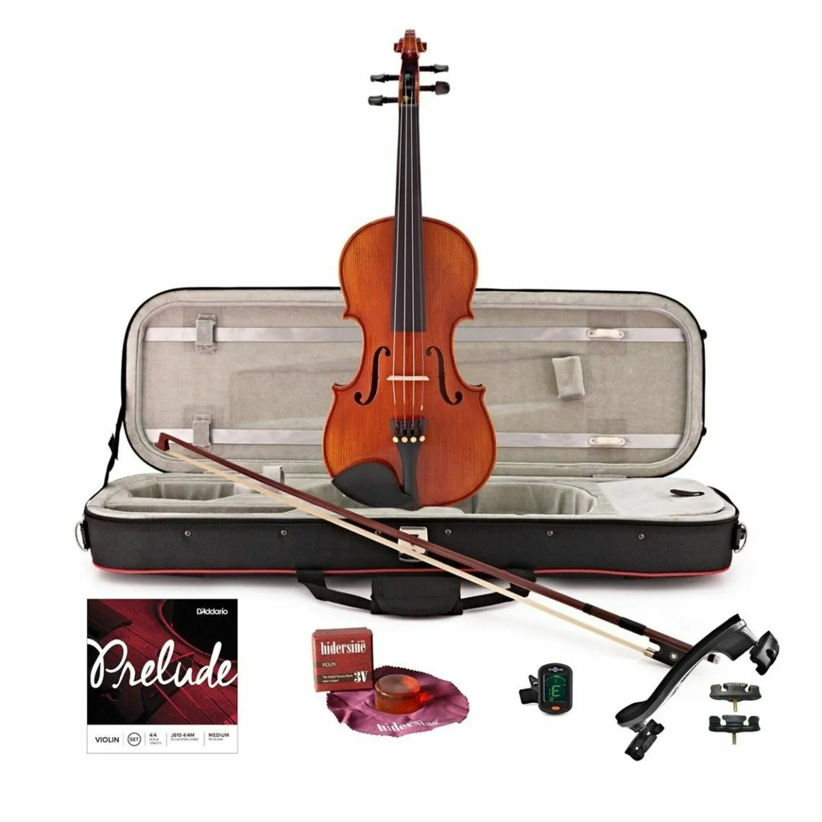 Hidersine Piacenza 4/4 "Finetune" Violin Set w/Bow - Image 1