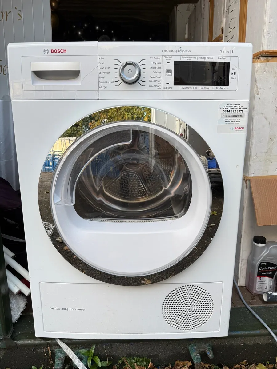 Bosch Series 8 Tumble Dryer 8kg capasity - Image 1